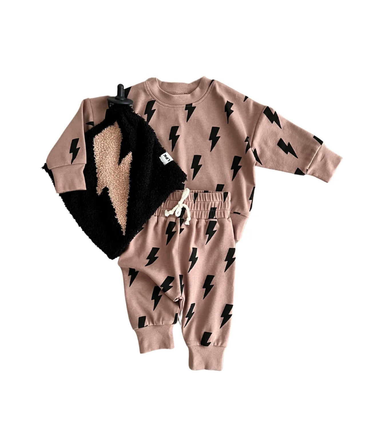 Mocha Lightning Bolt Set