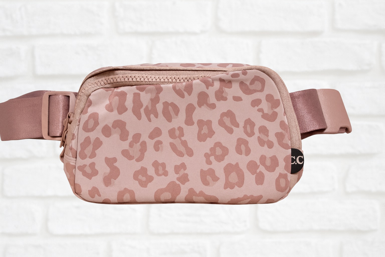 CC Rose Leopard Crossbody Fanny