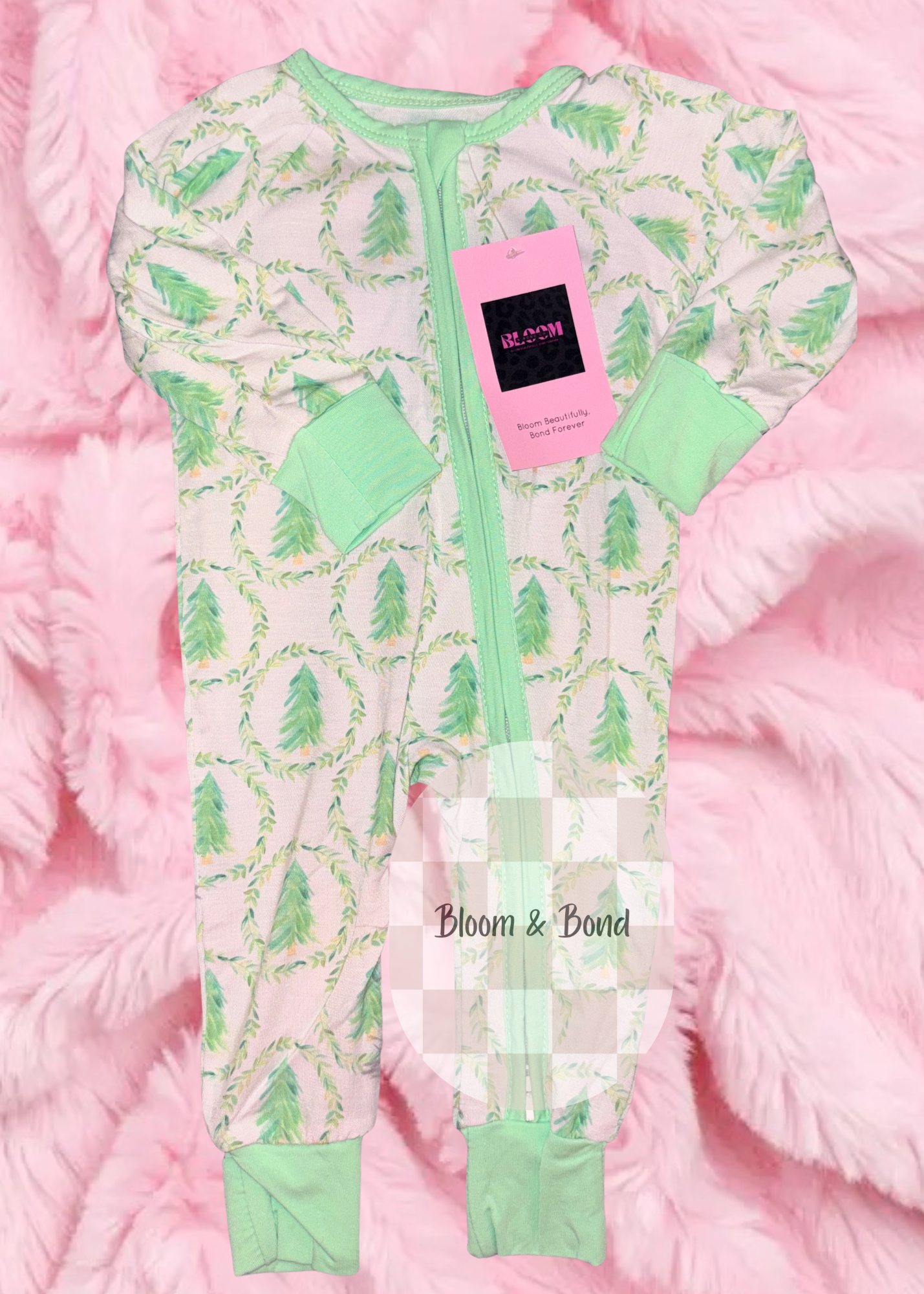 Green Christmas Bamboo Sleeper