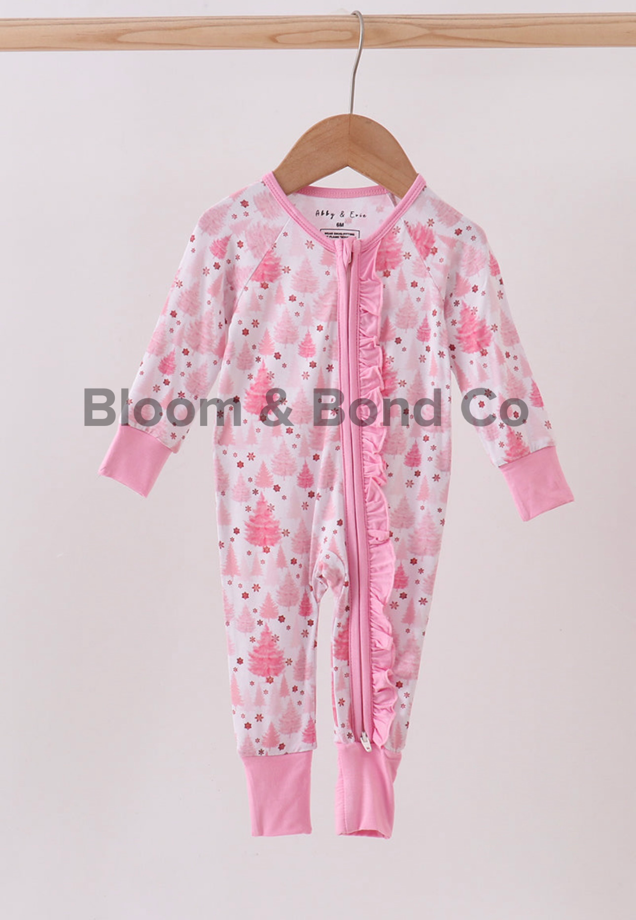 Pink Christmas Bamboo Sleeper