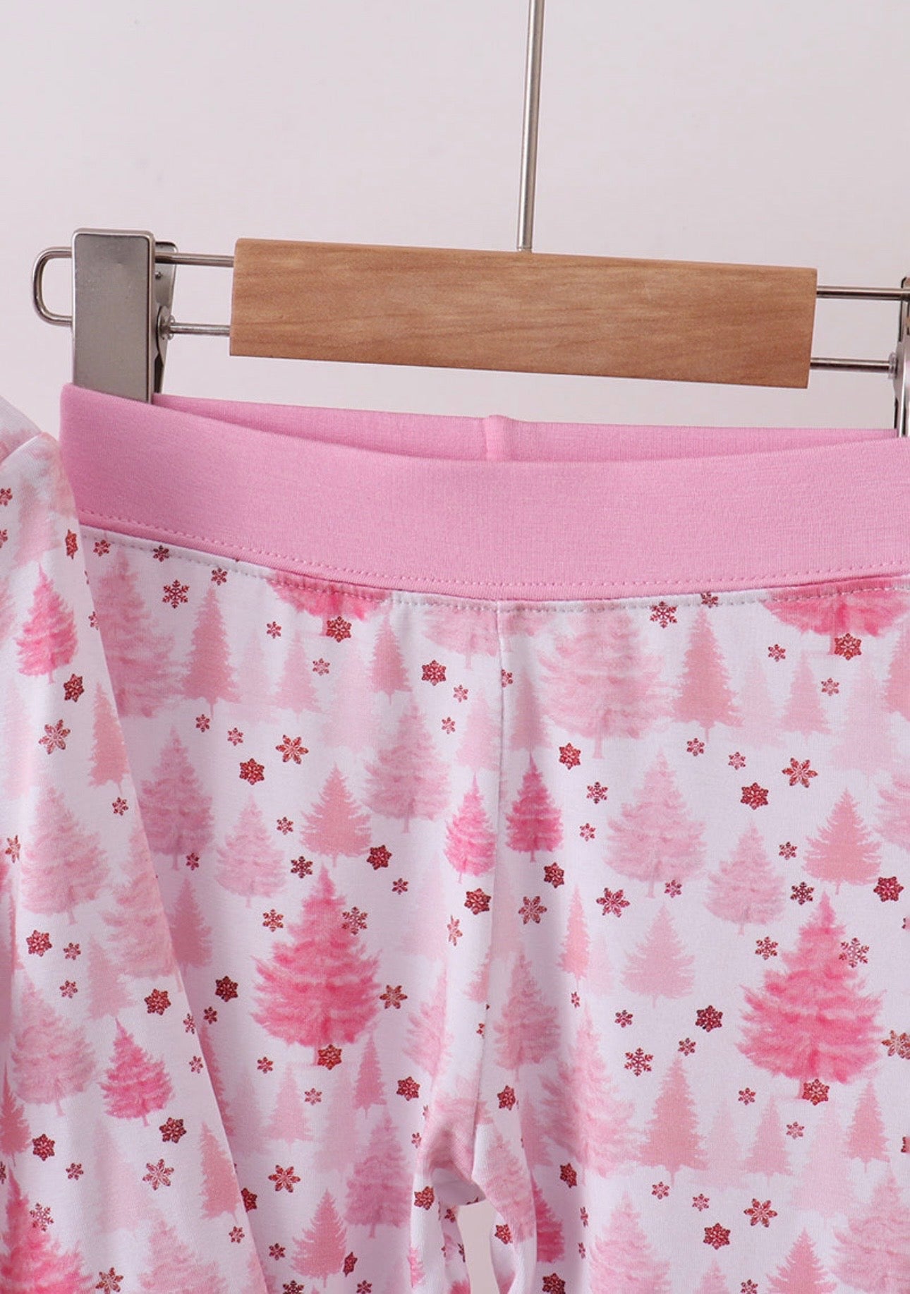 Pink Christmas Bamboo PJ Set