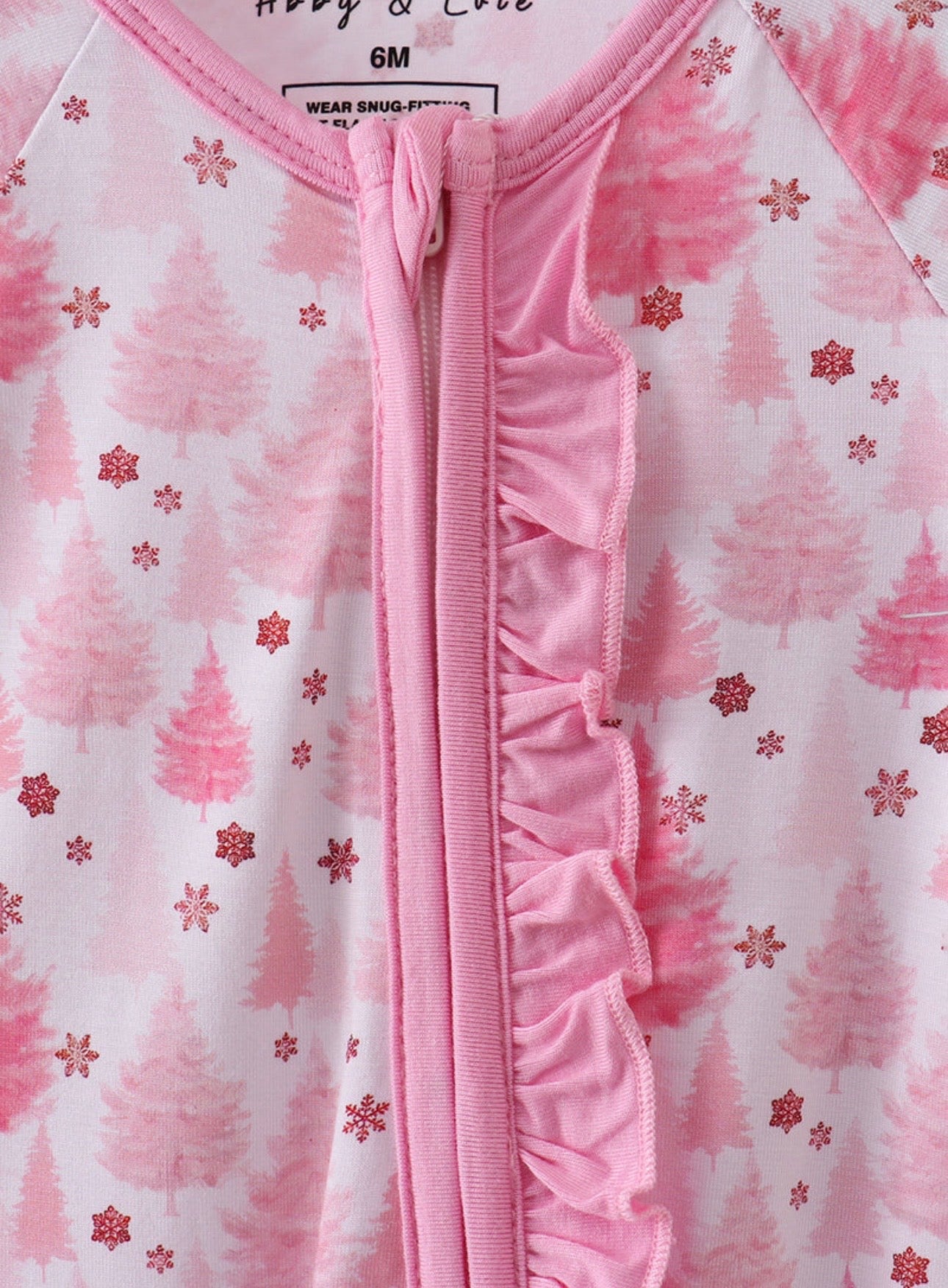 Pink Christmas Bamboo Sleeper