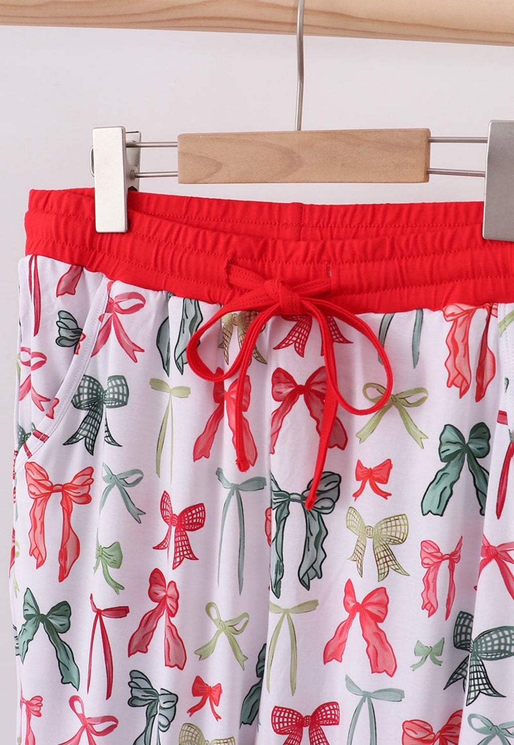 Christmas Bow Women Bamboo