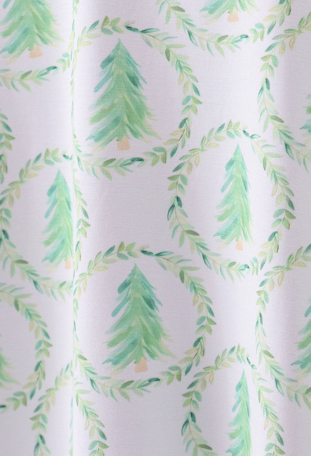 Green Christmas Bamboo PJ Set