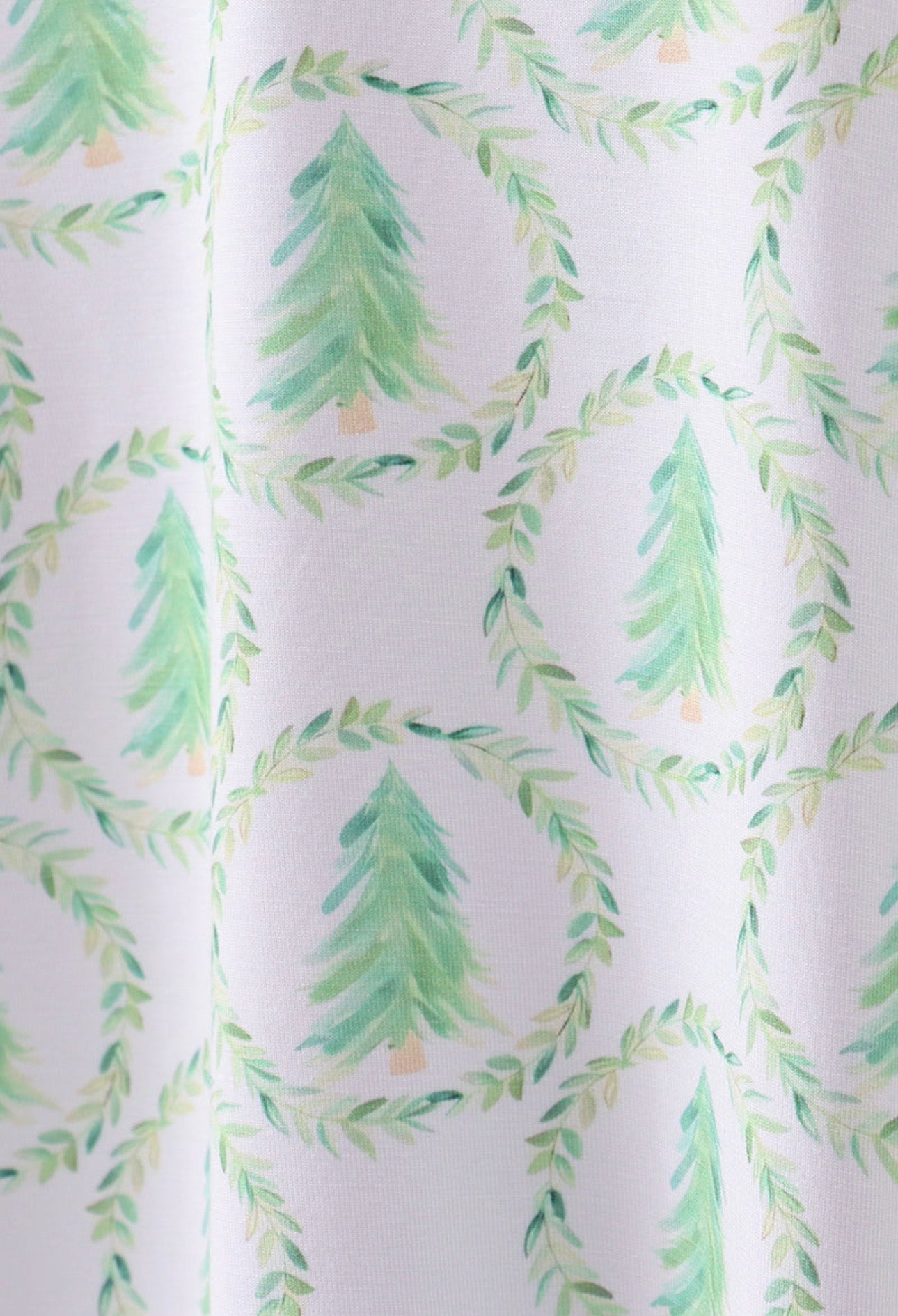 Green Christmas Bamboo PJ Set