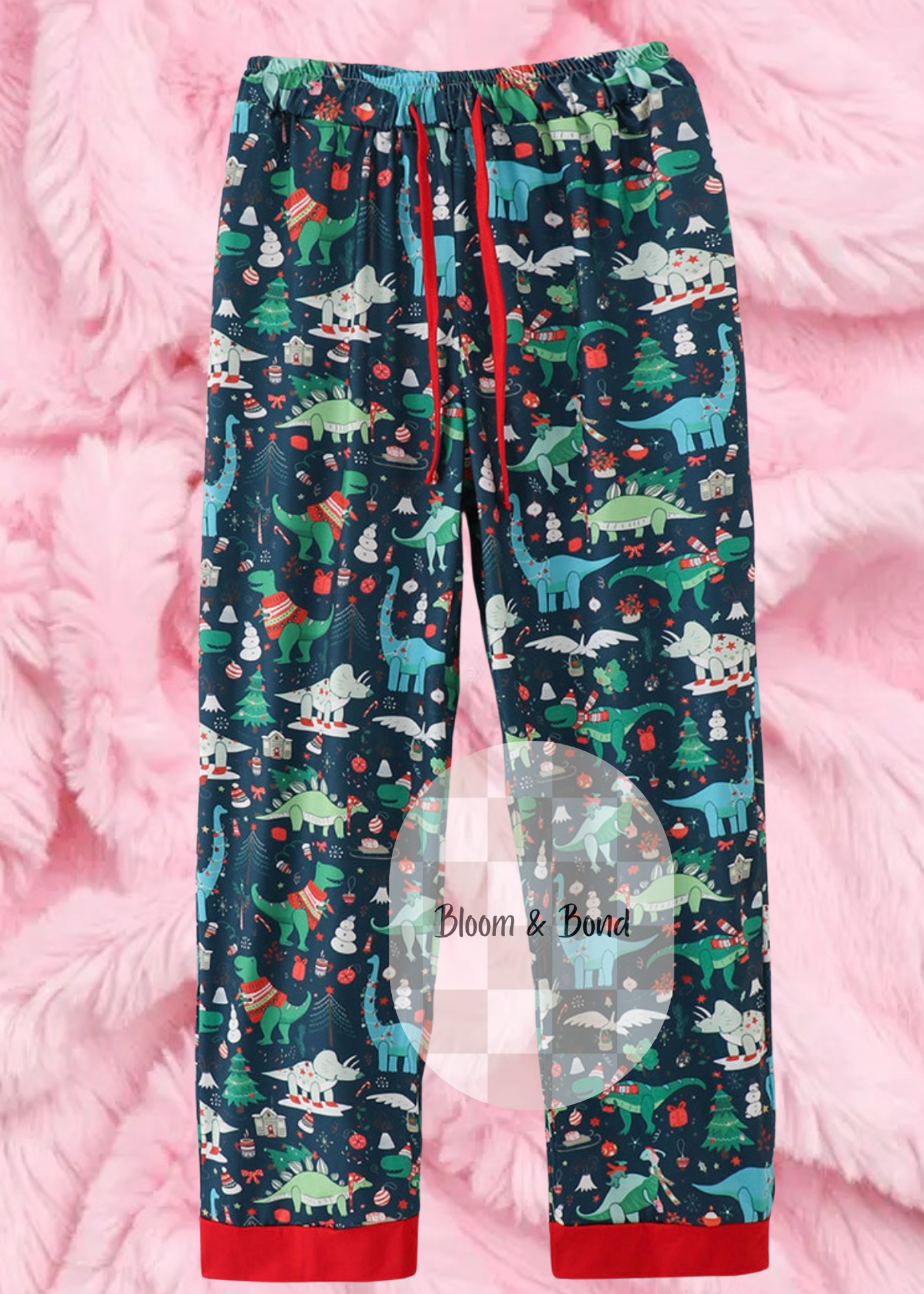 Christmas Dinosaur Dad PJ Pants