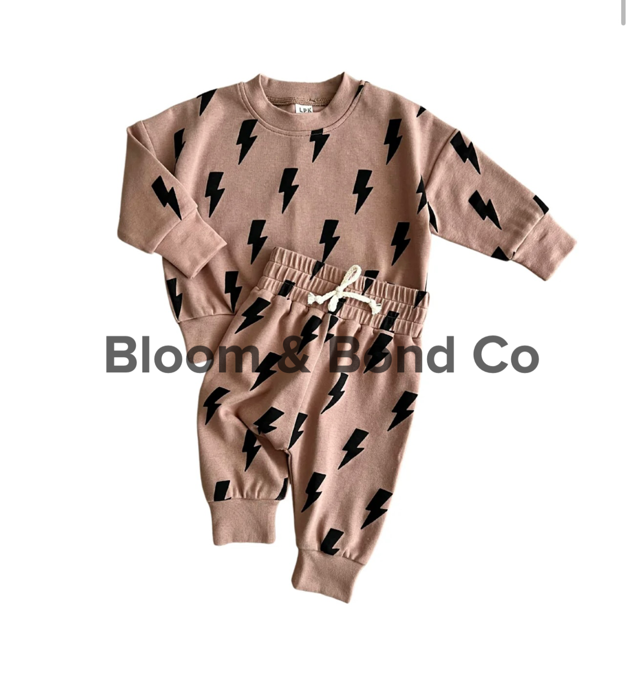 Mocha Lightning Bolt Set