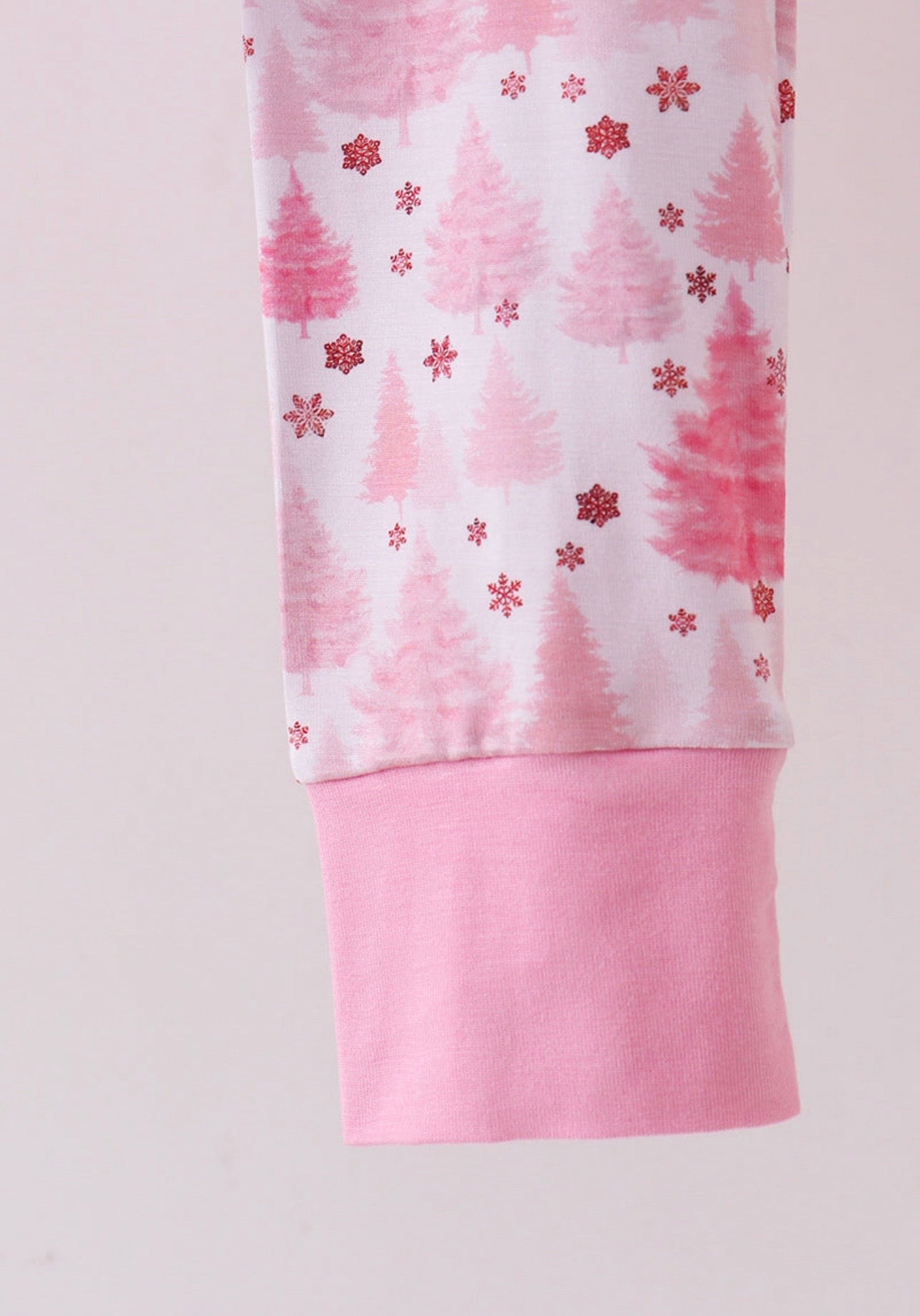 Pink Christmas Bamboo PJ Set