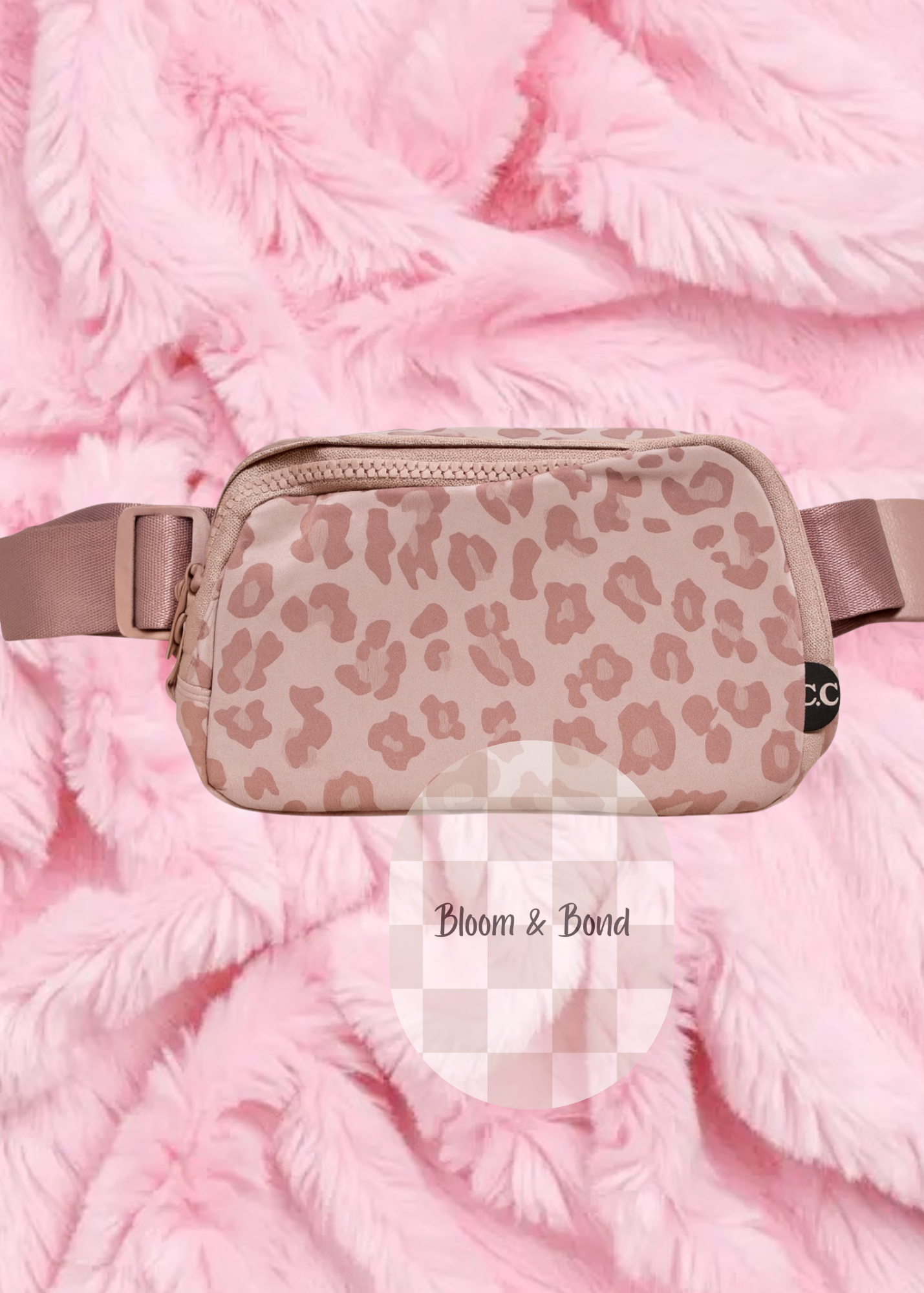 CC Rose Leopard Crossbody Fanny